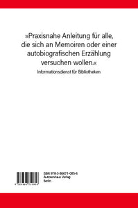 Gerhild Tieger: Anleitung zur Autobiografie in 300 Fragen